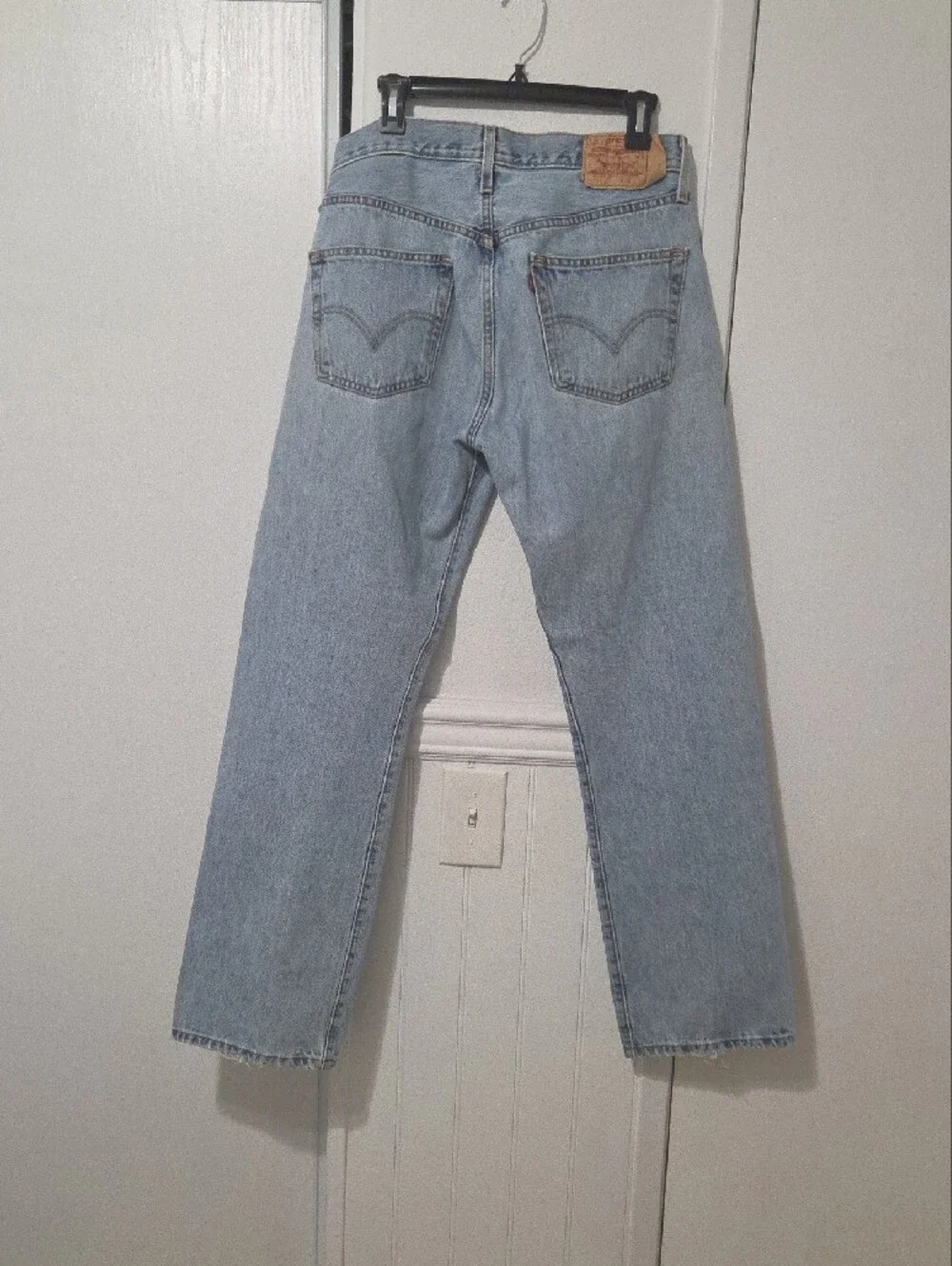 Levi's Light Wash Bootcut Jeans - Pale Blue Denim